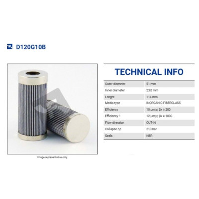 FILTREC D120G10B FILTER ELEMENT FILTREC D120G10B FILTER ELEMENT