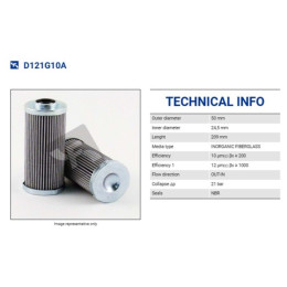 FILTREC D121G10A FILTER ELEMENT