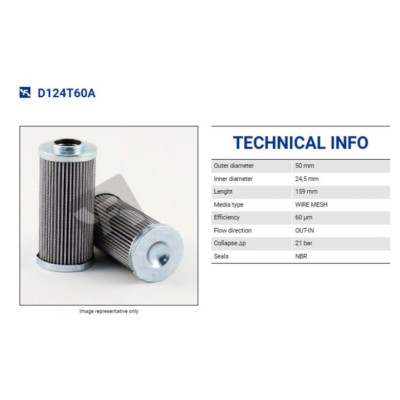 FILTREC D124T60A FILTER ELEMENT