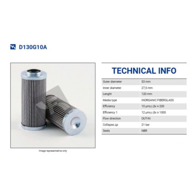 FILTREC D130G10A FILTER ELEMENT FILTREC D130G10A FILTER ELEMENT