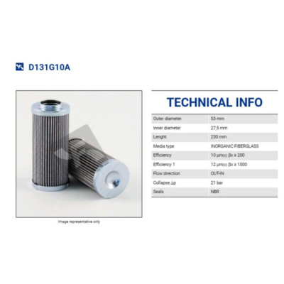 FILTREC D131G10A FILTER ELEMENT FILTREC D131G10A FILTER ELEMENT