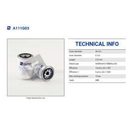 FİLTREC A111G03 SPIN-ON CARTRIDGE FİLTREC A111G03 SPIN-ON CARTRIDGE