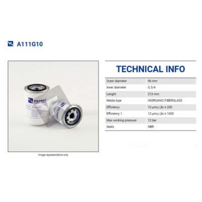 FİLTREC A111G03 SPIN-ON CARTRIDGE