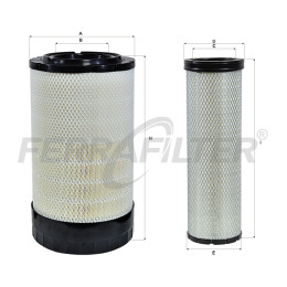 FORD  X770692 Зовнішній / Внутрішній  повітряний фільтр