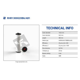 HYDAC 1300R020BN3HC Гидравлический фильтр HYDAC 1300R020BN3HC Гидравлический фильтр