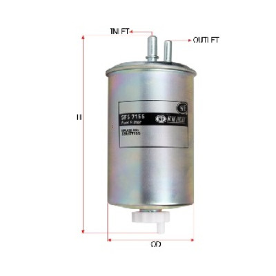 JCB 32007057, JCB 32007115 Паливний фільтр JCB 32007057, JCB 32007115 Паливний фільтр