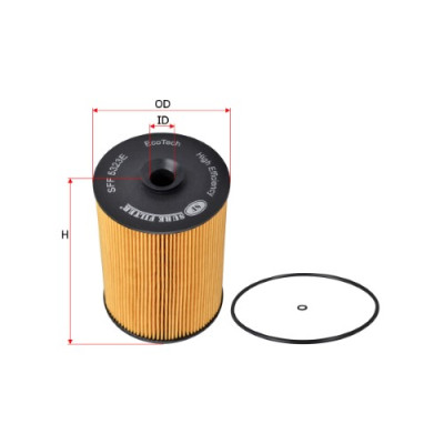 ME165323 Mitsubishi Паливний фільтр ME165323 Mitsubishi Паливний фільтр