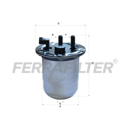 RENAULT 164000862R, MERCEDES 4150900152 Топливный фильтр RENAULT 164000862R, MERCEDES 4150900152 Топливный фильтр