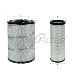 X770882 Наружный / Внутренний воздушный фильтр X770882 Наружный / Внутренний воздушный фильтр