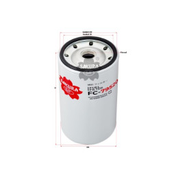 YC6M29033 DAEWOO DOOSAN KOBELCO Топливный фильтр